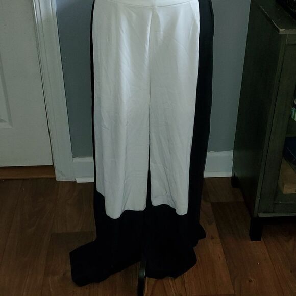 Color block palazzo pants  - Picture 1 of 4